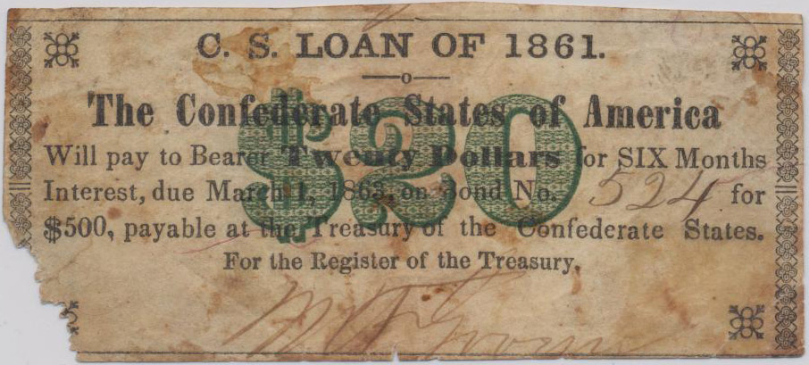 C. S.  Loan 1865
